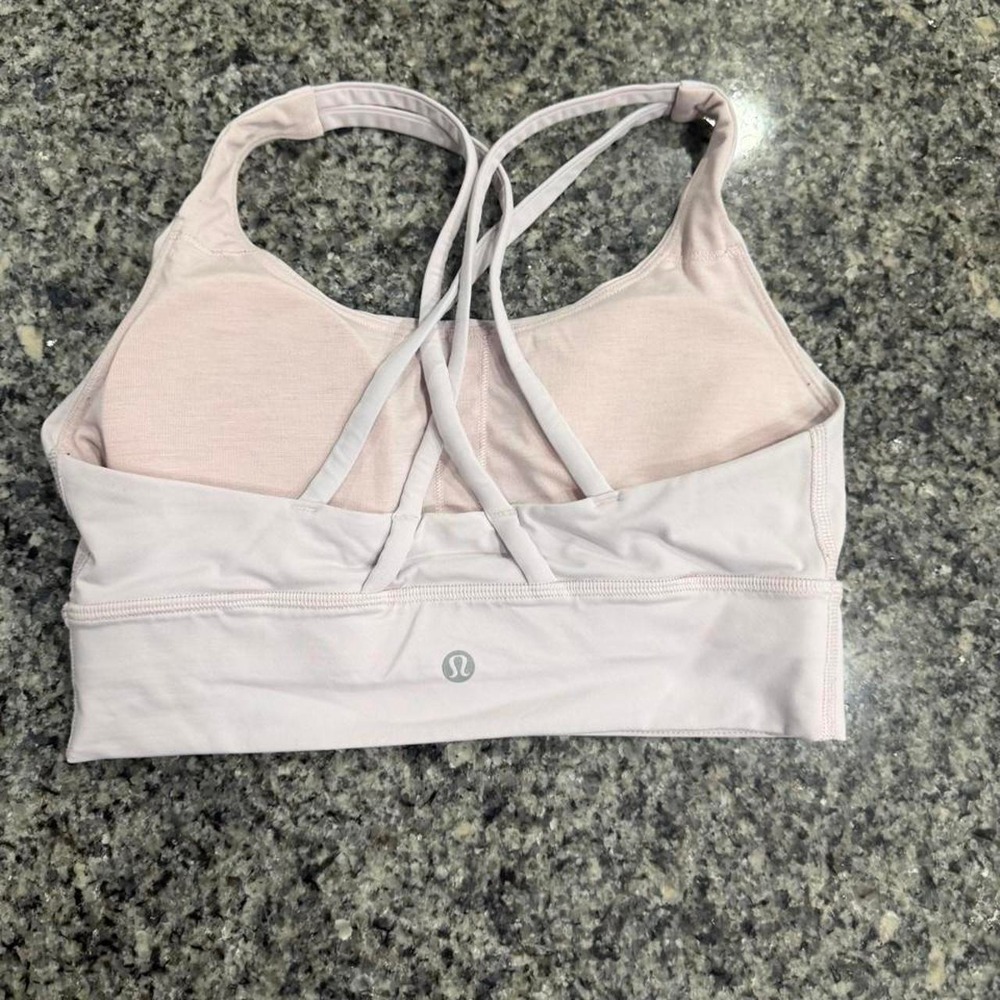 Lululemon Energy Longline Bra *Medium Support, B–D Cups Light pink - Picture 2 of 4